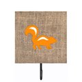 Micasa Skunk Burlap And Orange Leash Or Key Holder MI750499